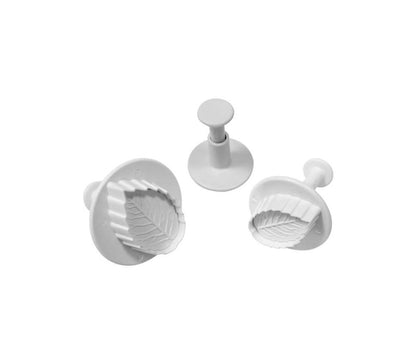 PME Veined Rose Leaf Plunger Cutter Set