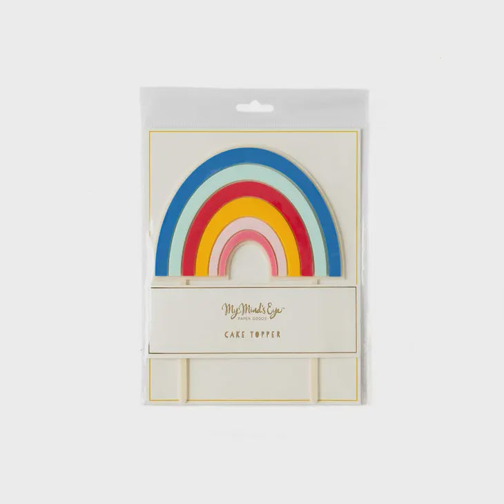 Magical Rainbow Acrylic Cake Topper