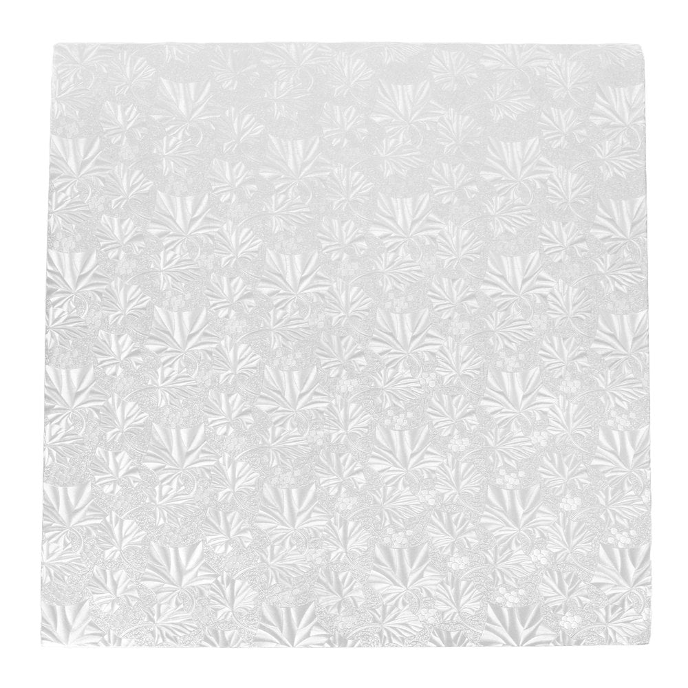 20 Inch Square, Silver Cake Drum