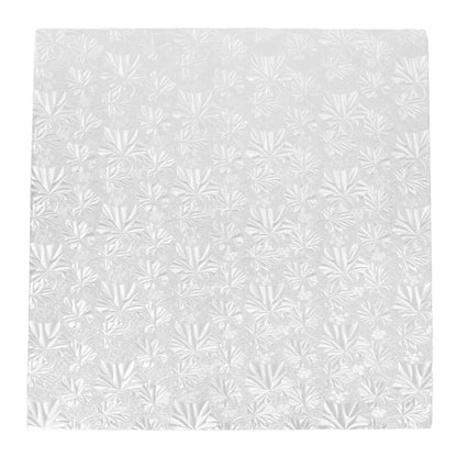 20 Inch Square, Silver Cake Drum