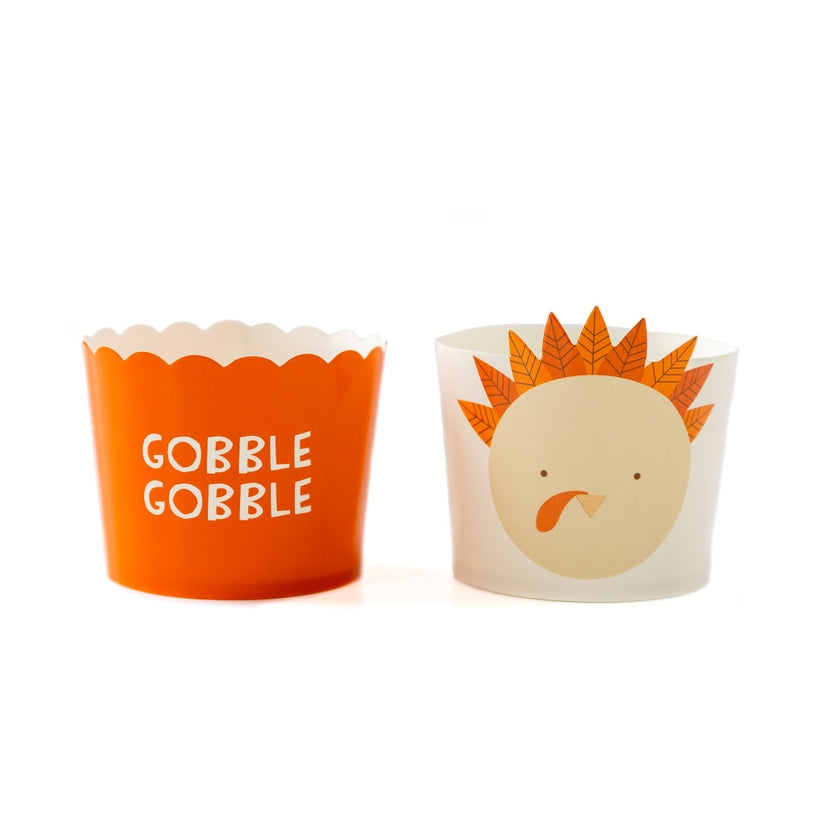 Thanksgiving Gobble Gobble Baking Cups