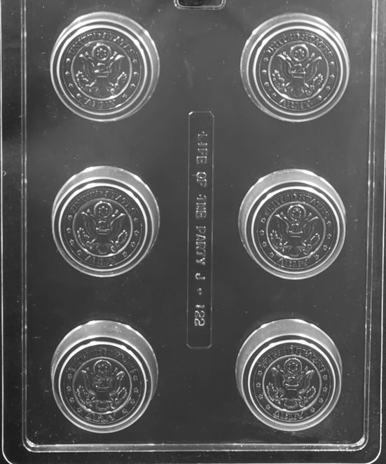 US Army Chocolate Covered Cookie Mold