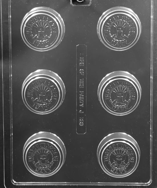US Navy Chocolate Covered Cookie Mold