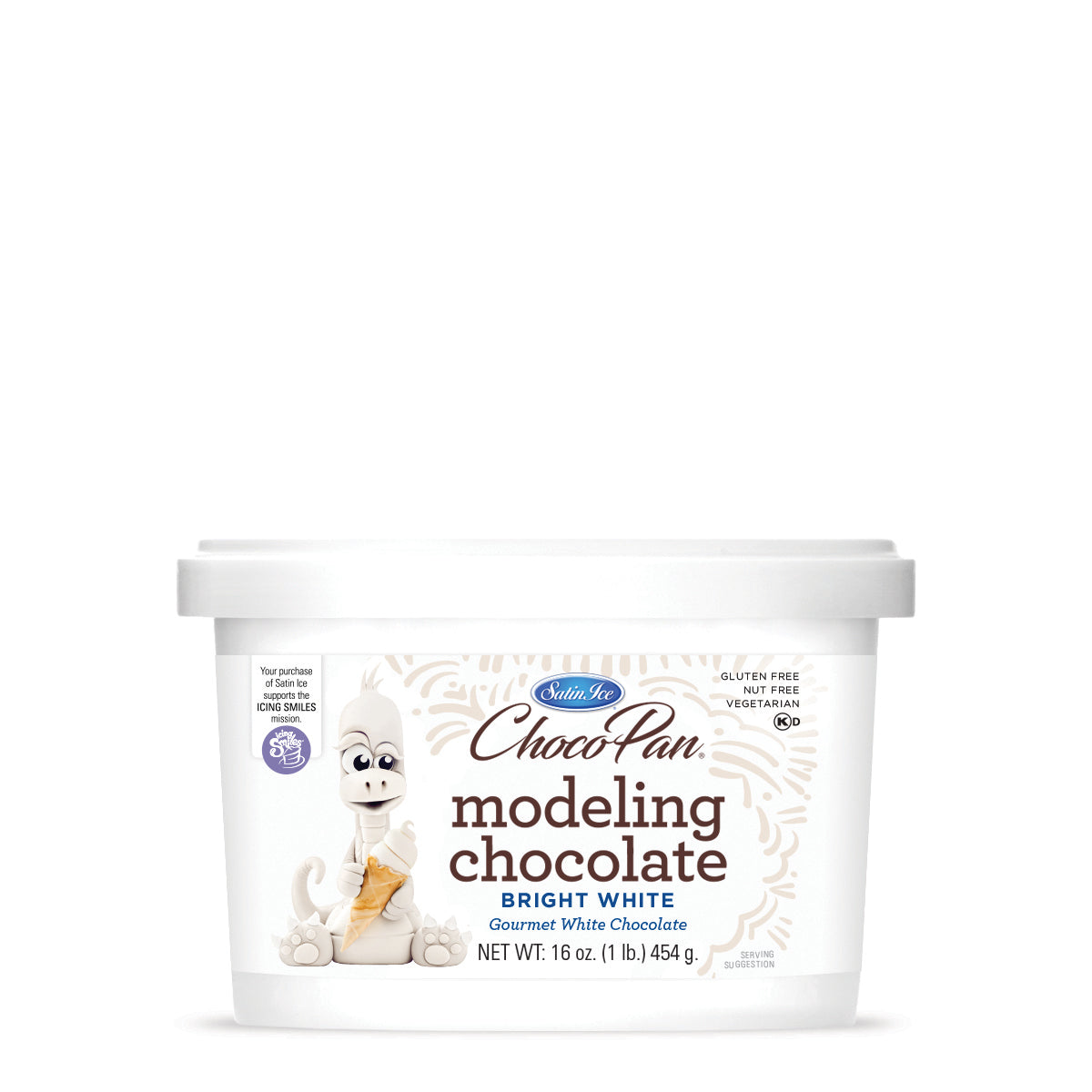 1lb, Bright White, ChocoPan Modeling Chocolate