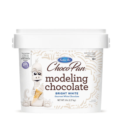 5lbs, Bright White, ChocoPan Modeling Chocolate