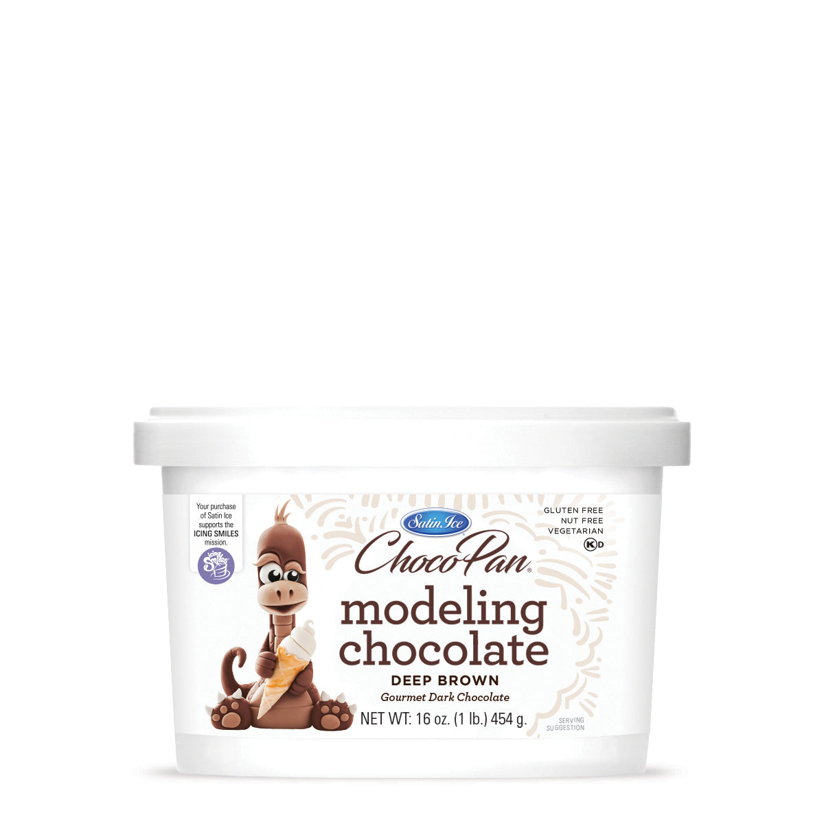 1lb, Deep Brown, ChocoPan Modeling Chocolate