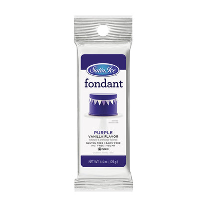 4.4oz Purple, Satin Ice Fondant