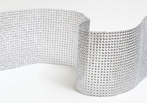Silver Glam Ribbon