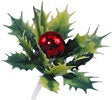 Holly Pick w/ Red Shiny Berry