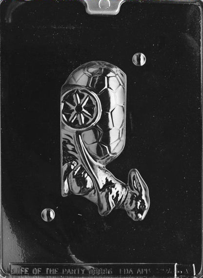 2 Piece, Bunny with Cart Chocolate Mold
