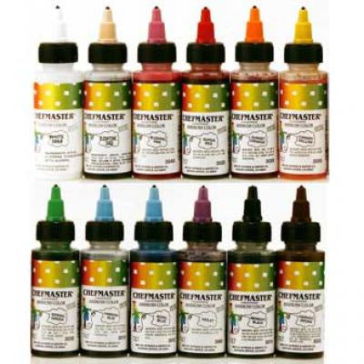 Chefmaster Airbrush Color - Variety Pack