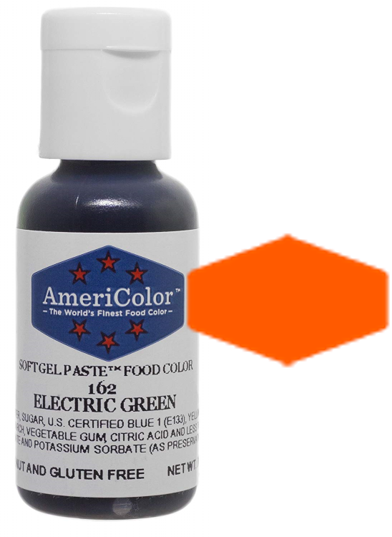 Electric Orange, Americolor Soft Gel Paste Food Color, .75oz