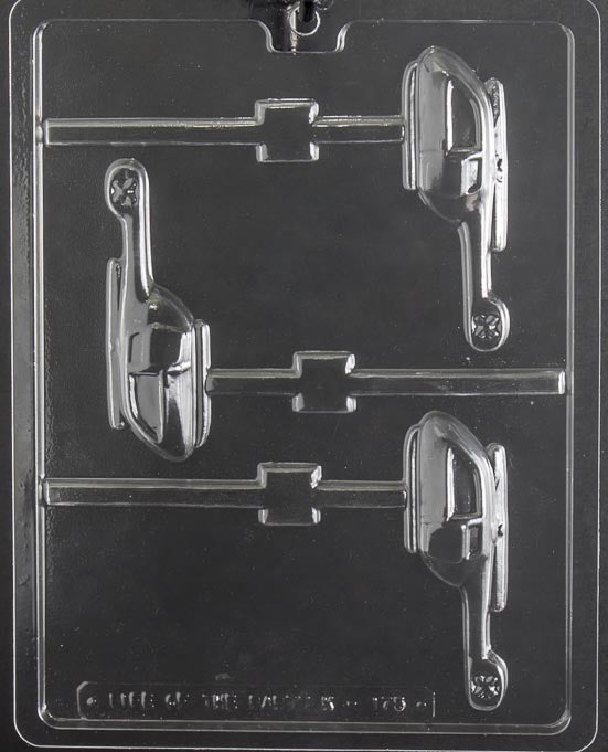 Helicopter Lollipop Chocolate Mold