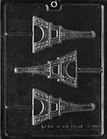 Eiffel Tower Lollipop Chocolate Mold