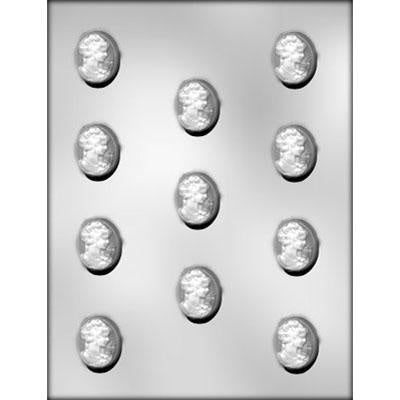 1 3/8 Inch, Cameo Chocolate Mold
