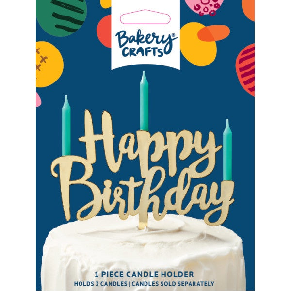 Happy Birthday Candle Holder