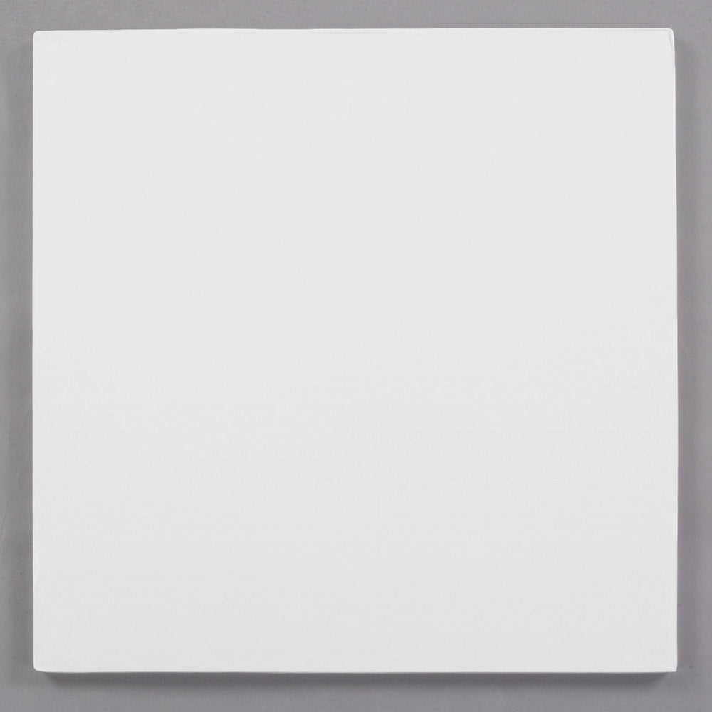 18 Inch Square, White Cake Drum