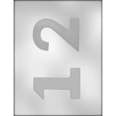 Number 1-2 Chocolate Mold