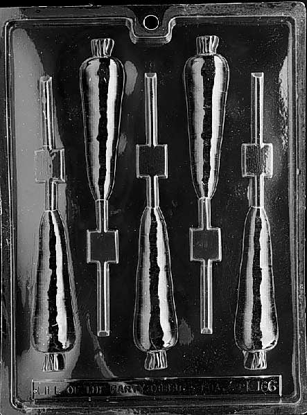 Carrot Lollipop Chocolate Mold