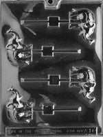 Elephant Lollipop Chocolate Mold