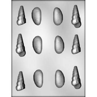 Assorted Shells 3D Chocolate Mold