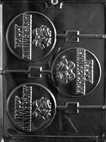 Happy Anniversary Lollipop Chocolate Mold