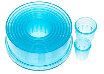 Ateco 9 Piece Fluted Round Cutter Set