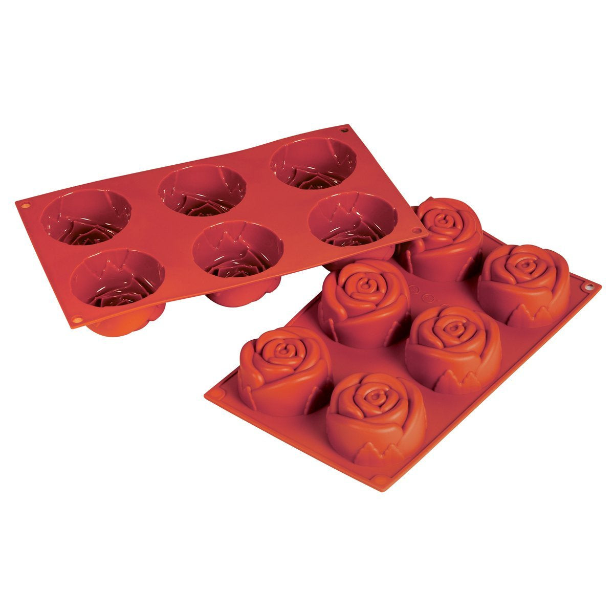 3.89oz Rose Silicone Baking Mold, Fat Daddio's