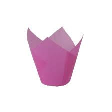 Pink Tulip Cup Cupcake Liners - 24 Tulip Cups