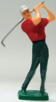 Golfer Figurine - Male - 4"