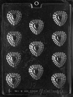 Small Fancy Heart Chocolate Mold