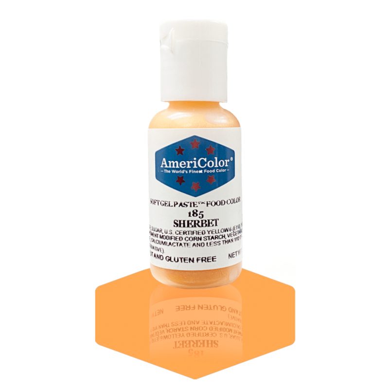 Sherbet, Americolor Soft Gel Paste Food Color, .75oz