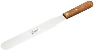 Ateco Large Sized Straight Spatula (10" blade) Wood Handle