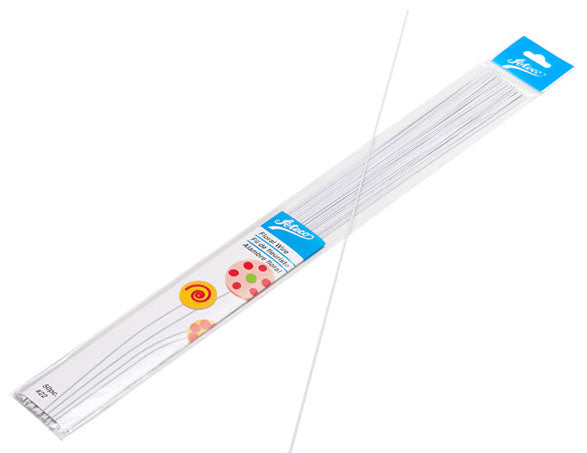 Ateco White Floral Wire - 28 Gauge