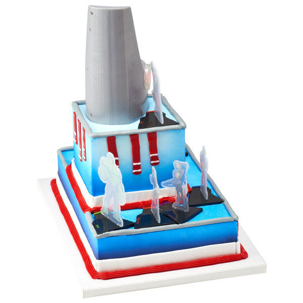 Avengers Headquarters Cake Topper Set