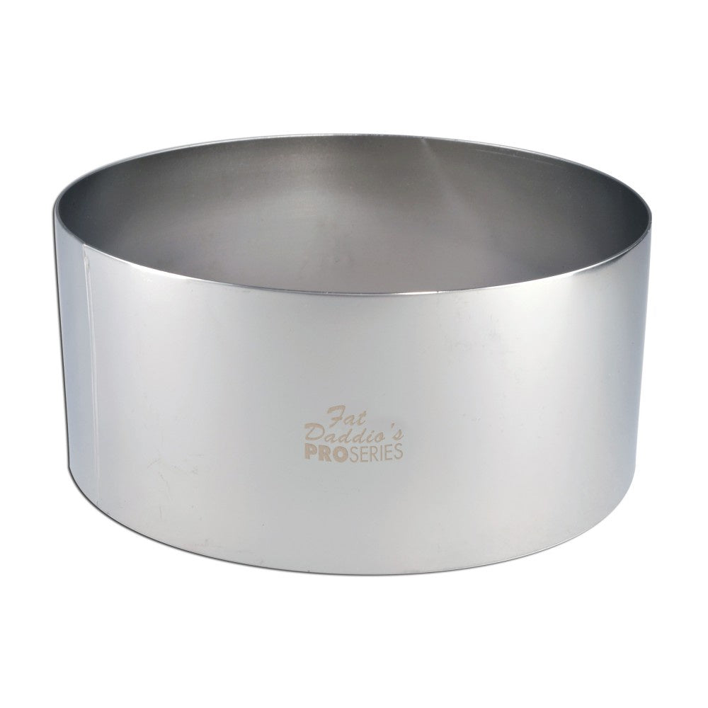 8x3 Inch, Fat Daddio's Stainless Steel Cake Ring