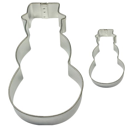 Snowman Cookie Cutter - 2 Piece Set