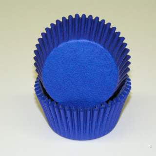 Blue, Standard Size Bake Cups - 50ish Cupcake Liners