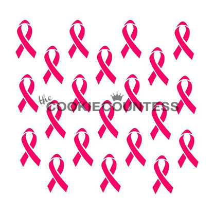 Awareness Ribbon Stencil