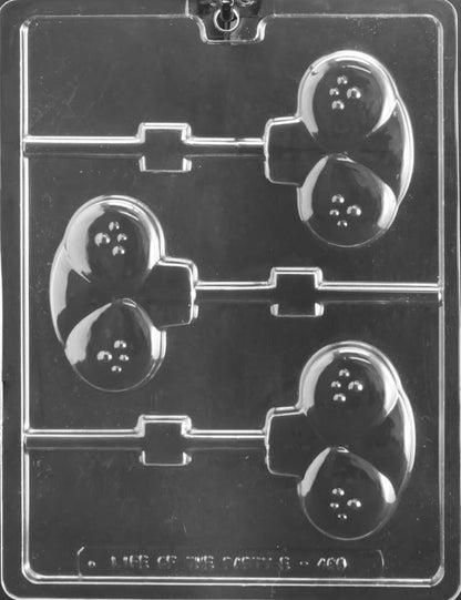 Bunny Cheeks, Teeth Lollipop Chocolate Mold