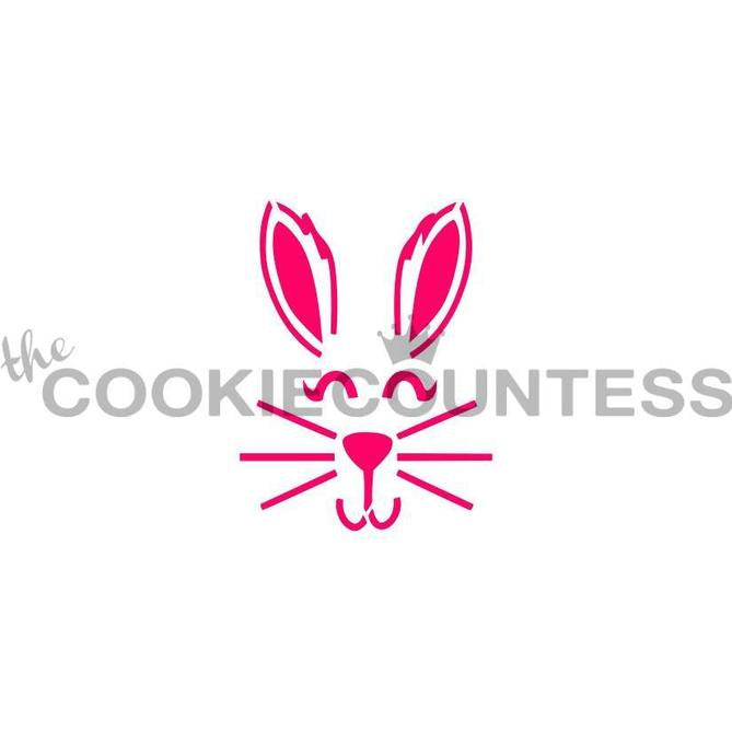 Bunny Face Stencil