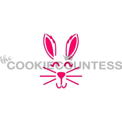 Bunny Face Stencil