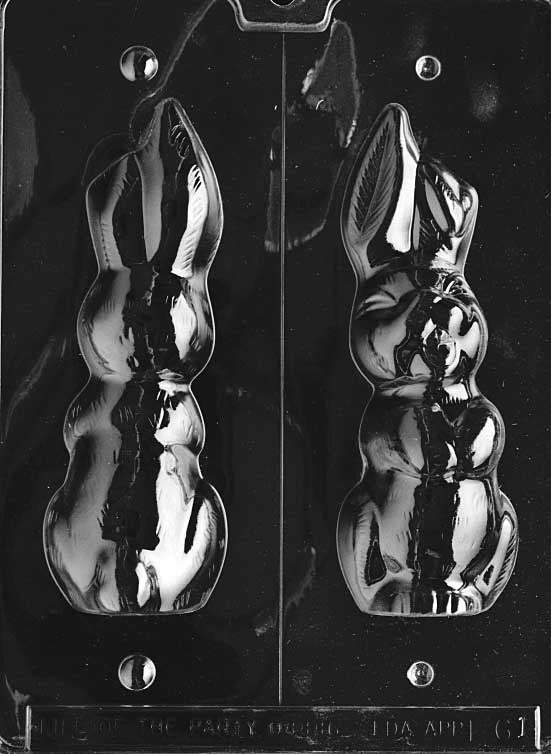 Large Hollow Flop Eared Bunny Chocolate Mold – Frans Cake and Candy