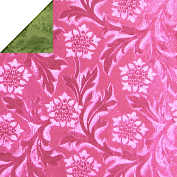 Poly Embossed Foil Wrap - Azalea - 20"x30 ft