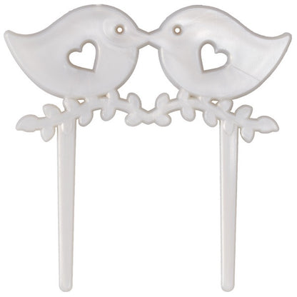 Pearlized Love Birds- Layon