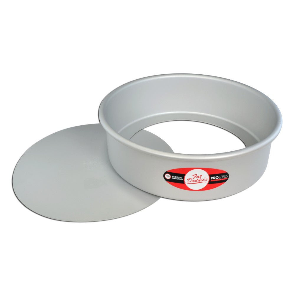 8x3 Inch, Fat Daddio's Round Removable Bottom Cheesecake Pan
