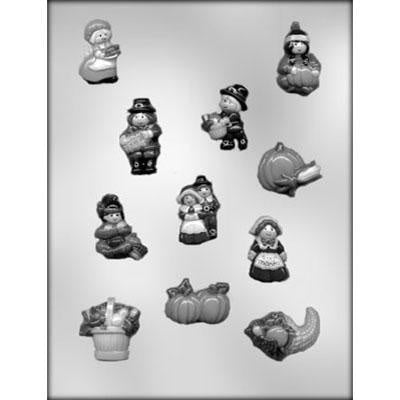 Thanksgiving Pilgrims Chocolate Mold