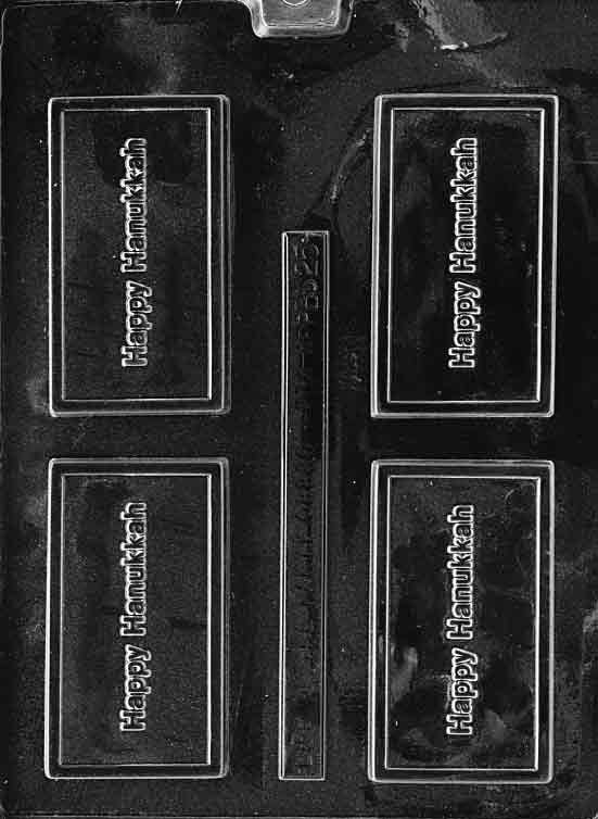 Happy Chanukah Chocolate Bar Mold
