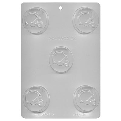 Football Helmet Chocolate Covered Cookie Mold