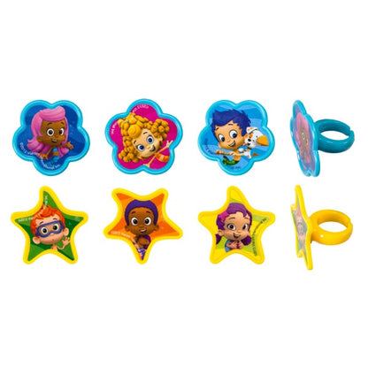 Bubble Guppies Cupcake Rings - 12 Rings